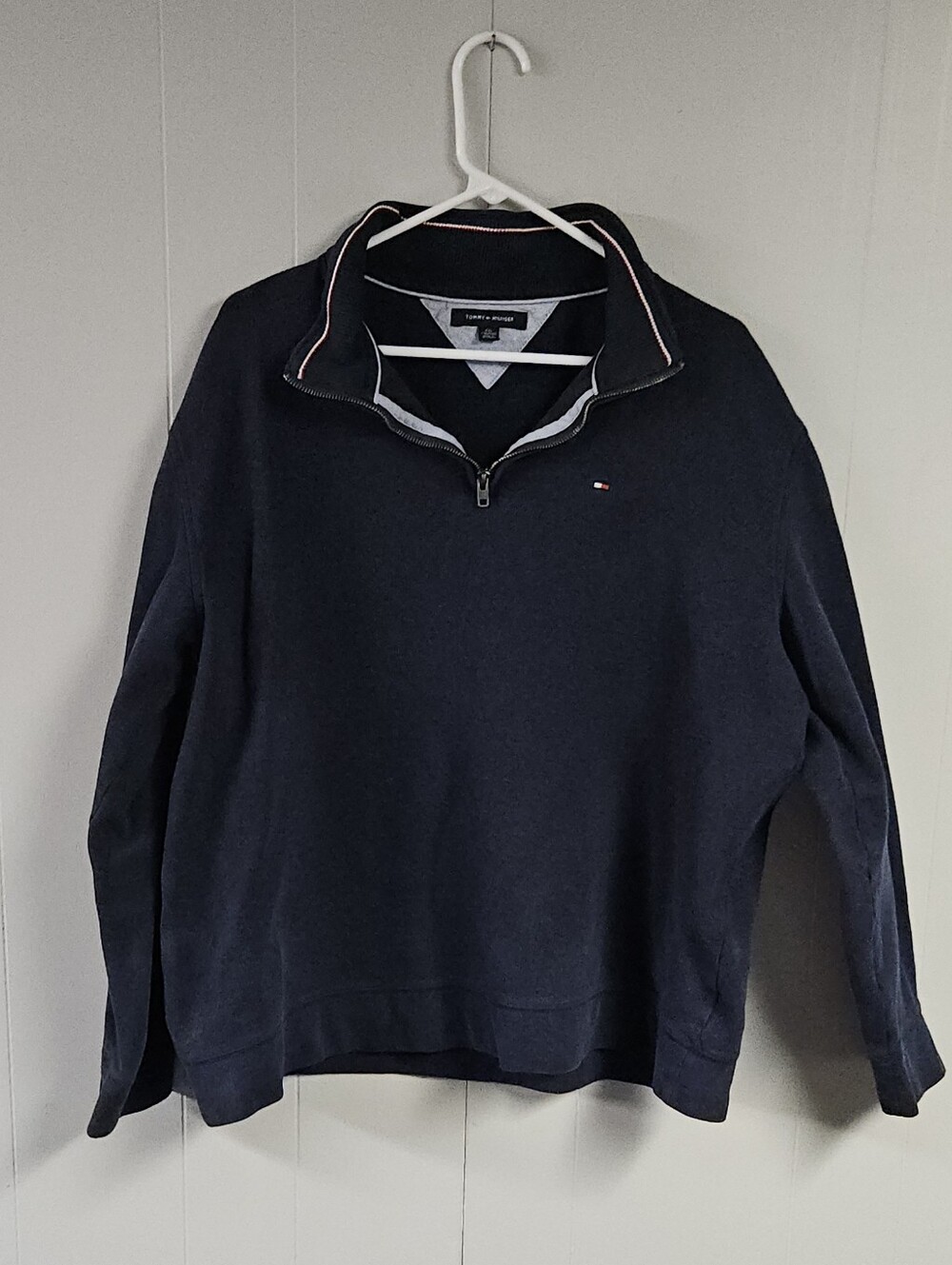 Tommy Hilfiger 3/4 Zip Long Sleeve Pullover